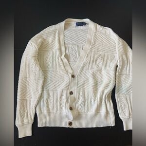 Cambridge Classics Cream  Cardigan with Button Closure